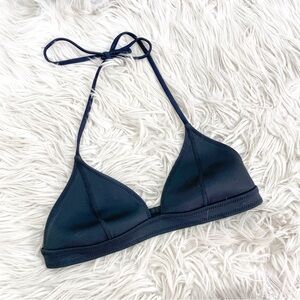 Gigi C Black Triangle Bikini Swim Top